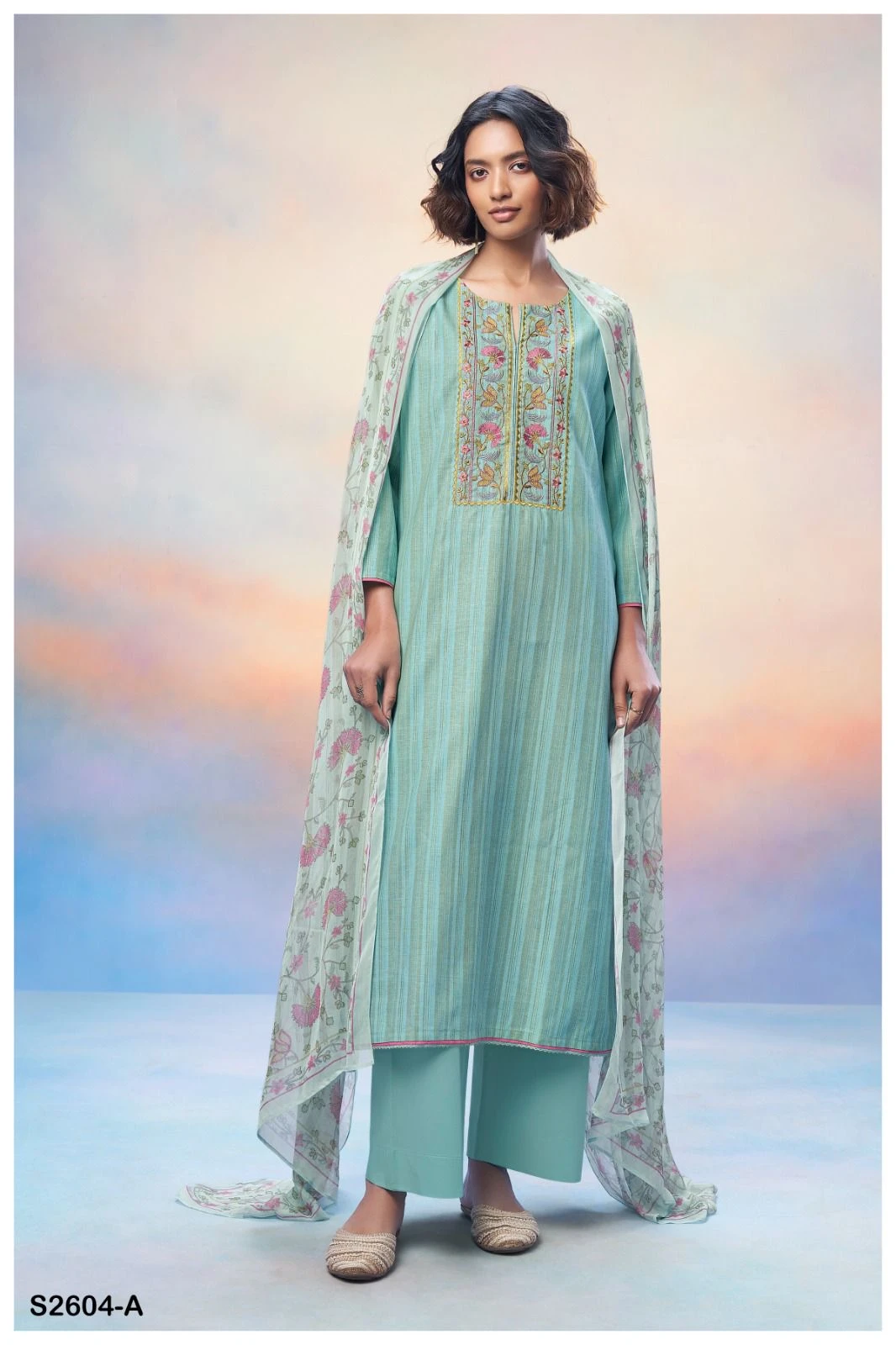 Ganga Bhargavi 2604 Premium Woven Cotton Wholesale Fancy Salwar Suit Catalog — Wholesale Salwar Suits, Ganga wholesale from Surat - Gallery Image 4